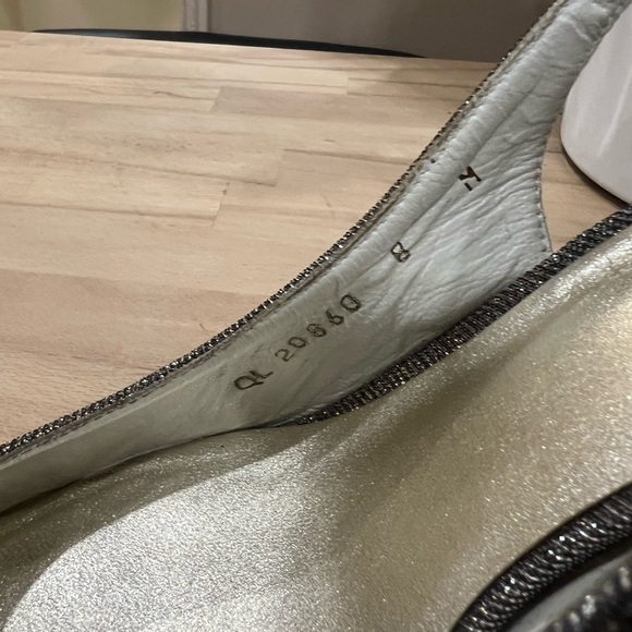 Stuart Weitzman Powershine Crystal Sparkle Colorshift Slingback Formal Heel 38.5 - Picture 3 of 8